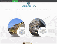 Tablet Screenshot of horizonlaw.co.uk